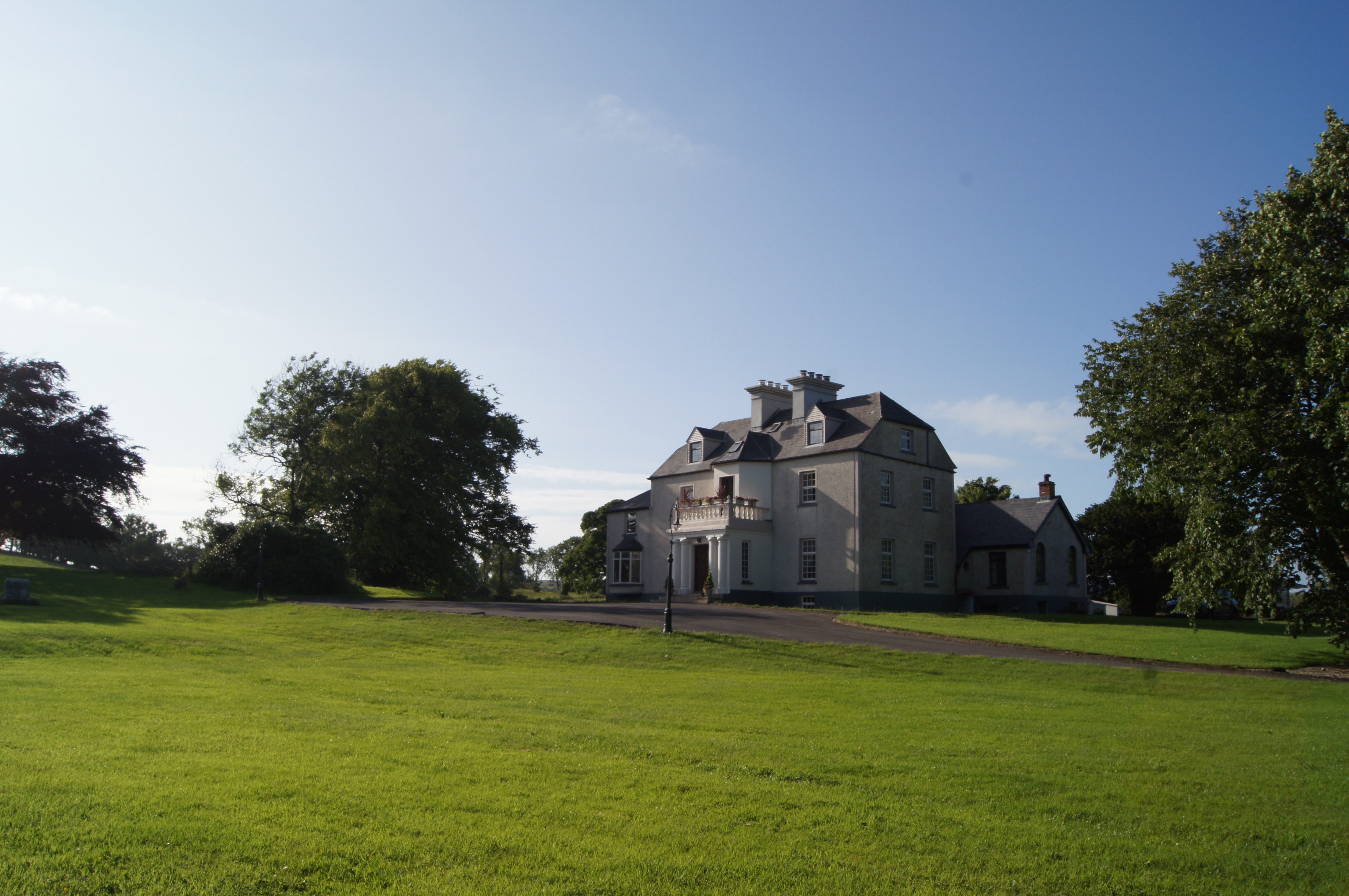 Cavangarden House — the three-storey Georgian estate viewed from the grounds